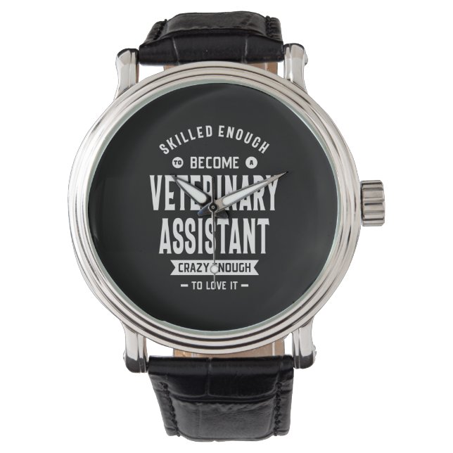 Montre Assistant vétérinaire Titre du travail Cadeau (devant)