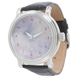 Montre Astronome pourpre et bleu