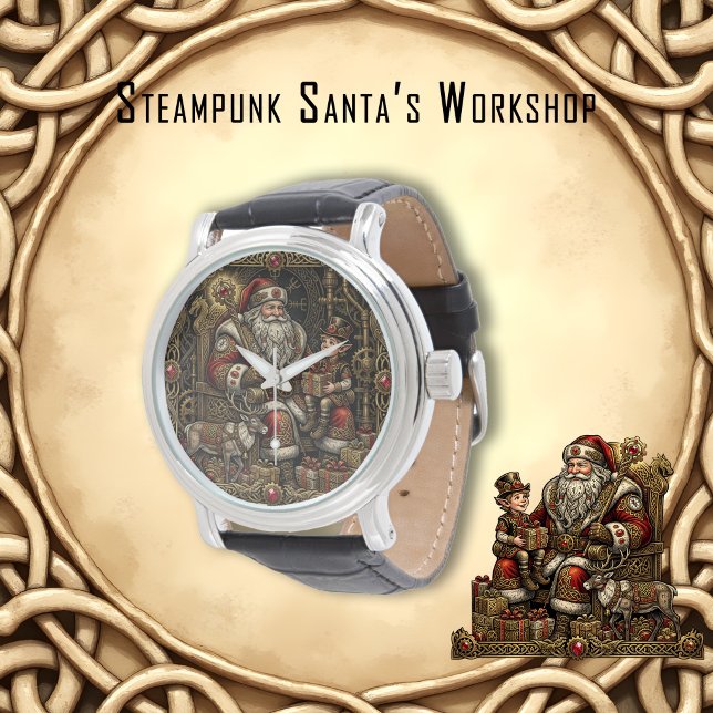 Montre Atelier de Noël de Santa Steampunk  (Créateur téléchargé)