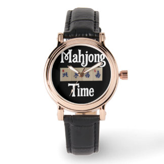 Montre Attention au joueur de Mahjong.