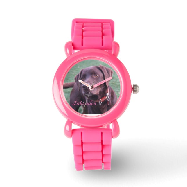 Montre au chocolat Labrador (Recto)