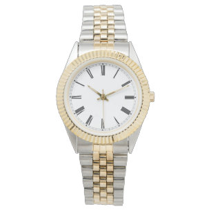 Montre au poignet pour femmes avec chiffres romain