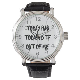 Montre Aujourd'hui m'a todayé TF hors de moi ! Écriture g