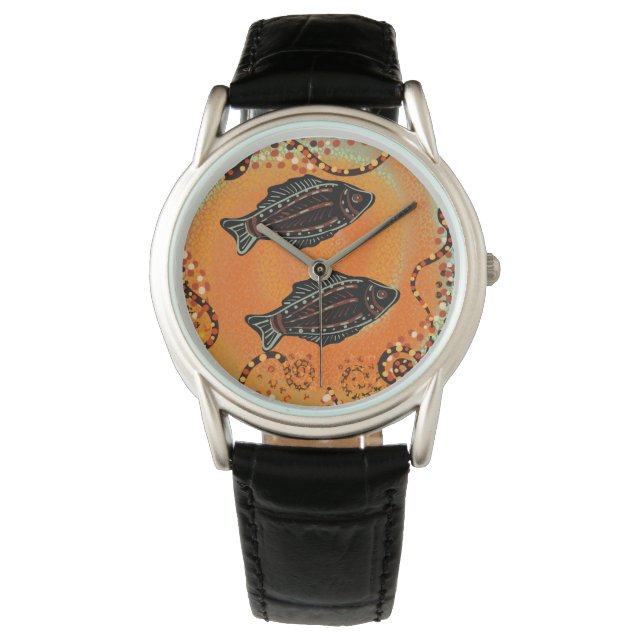 MONTRE AUSTRALIE ART DE POISSON     (devant)