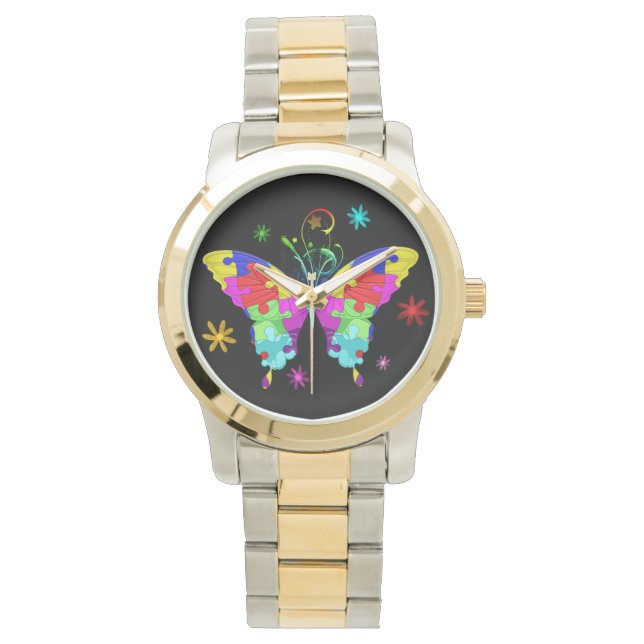 Montre Autism Butterfly (devant)