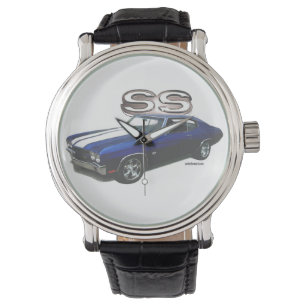 Montre automatique de visage Chevelle 1970 solides
