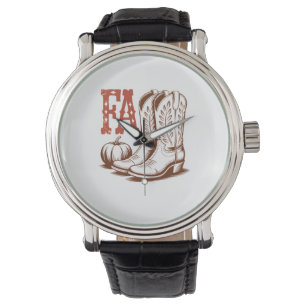 Montre Automne Automne Cowgirl Citrouille