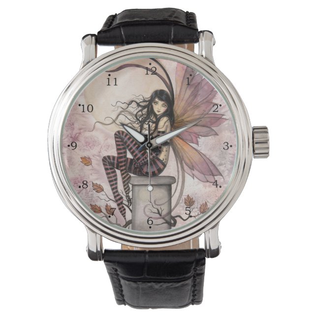 Montre Autumn Breezes Fairy Imaginaire Art (devant)