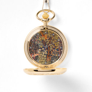 Montre AUTUMN FOREST ANIMALS Haricots, faisan, Brown Flor