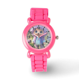 Montre avec poupée bébé design pour enfants