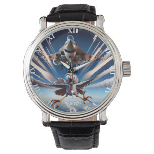 Montre Avion de combat Turquie mignonne Imaginaire