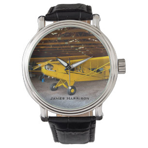 Montre Avion de l'aviation pilote Photo Nom personnalisé