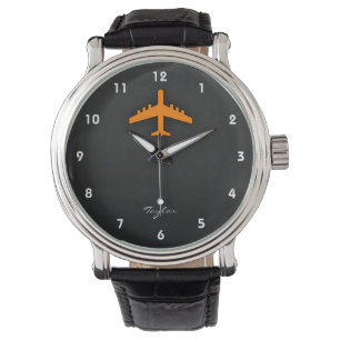 Montre Avion orange