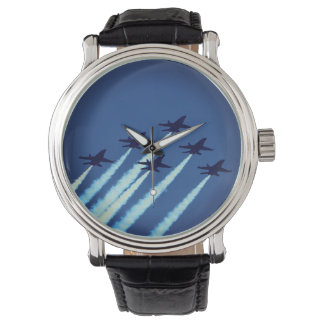 Montre Avions à réaction volant en formation Blue Angels