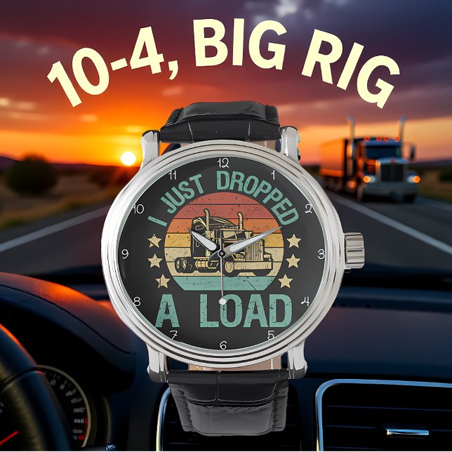 Montre Avoir Déposé Une Charge, Camionneur Se Relaxant (Créateur téléchargé)