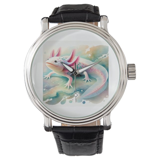 Montre Axolotl in Dreamy Waters 110924AREF134 - Watercolo (devant)