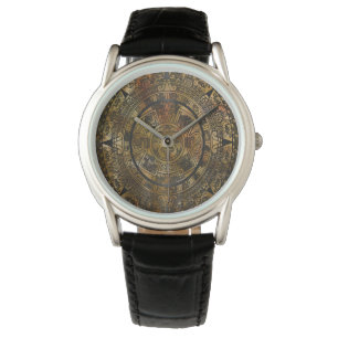 Montre Aztec Calendar Folk Art