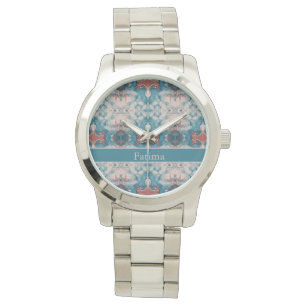 Montre Azure Bloom, personnalisé