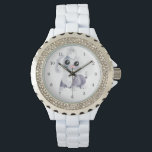 Montre Baby Puppy Watch cadeau - Peinture<br><div class="desc">Joli petit chiot MIGNED peinture</div>