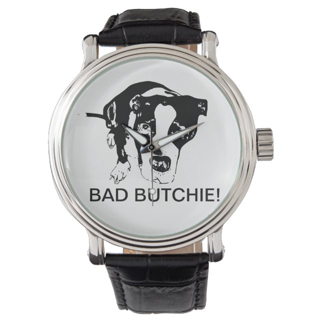 Montre Bad Butchie chien surveillance (devant)