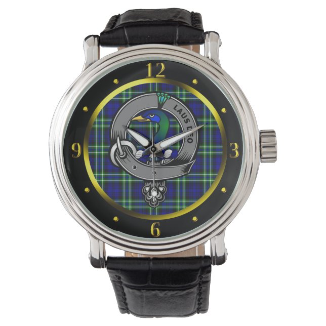 Montre Badge de clan Arbuthnot & Tartan (devant)