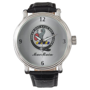 Montre Badge de clan MacBain personnalisé