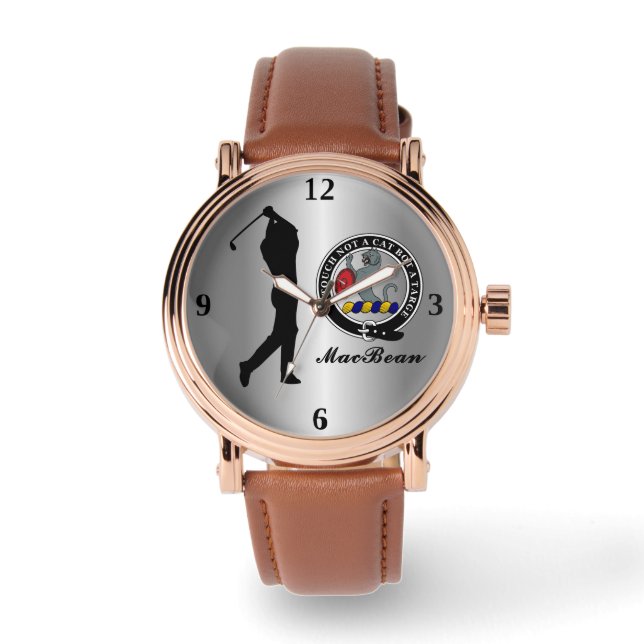 Montre Badge de clan MacBean (Son) Golf (Recto)