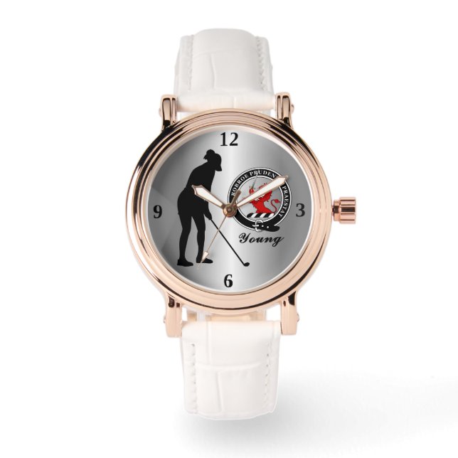 Montre Badge De Jeune Clan (Hers) Golf (Recto)