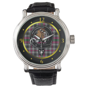 Montre Badge du clan Borthwick & Tartan