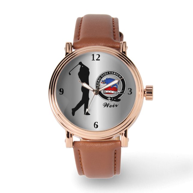 Montre Badge Weir Clan (Son) Golf (Recto)