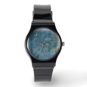 Montre baleine noire