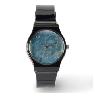 Montre baleine noire
