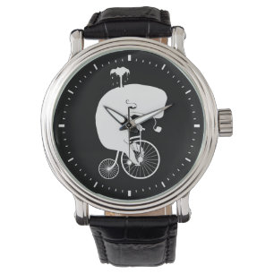 Montre Baleine sur le vélo vintage