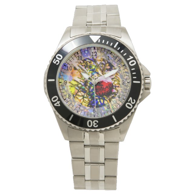 Montre Ball rouge Noël (devant)