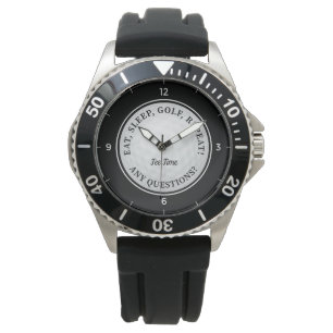 Montre Balle de golf personnalisée Citation de golfeur sp