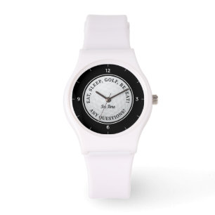 Montre Balle de golf personnalisée Citation de golfeur sp