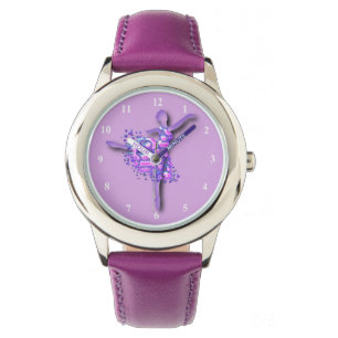 Montre Ballerina Ballet Dancer Watch violet