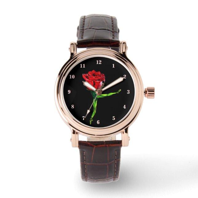 Montre Ballerine Rose (Recto)