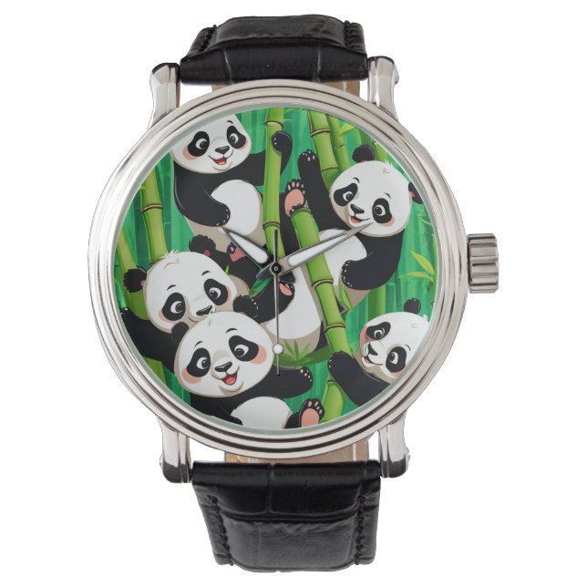Montre Bamboo Panda (devant)
