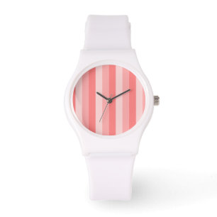 Montre Bandes roses