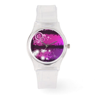 Montre Bannière grunge 3 de musique de style
