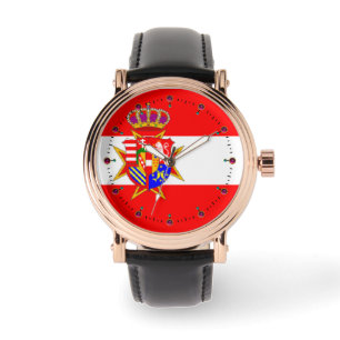 Montre Bannière rouge blanc Grand-Duché de Toscane