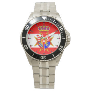 Montre Bannière rouge blanc Grand-Duché de Toscane