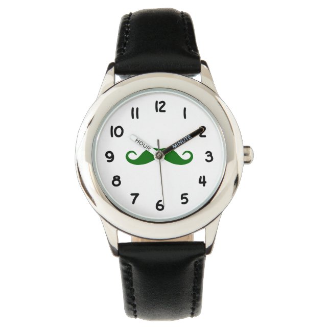Montre Barbe verte foncée (devant)