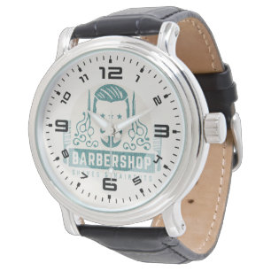 Montre Barbershop blue jeans texture