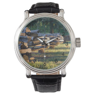 Montre Barrière de rail fendu