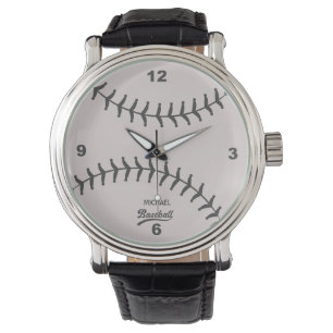 Montre Baseball Personnalisé Nom Watch