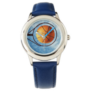 Montre Basket-Ball Au-Dessus De Basket-Bague,
