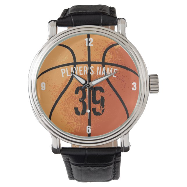 Montre Basket-ball (personnalisable) (devant)
