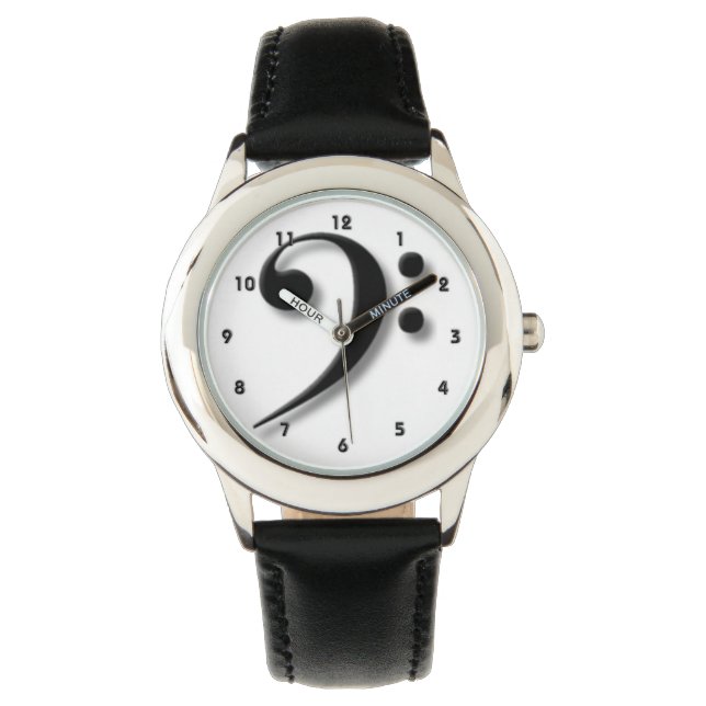 Montre Bass Clef Watch par Leslie Harlow (devant)